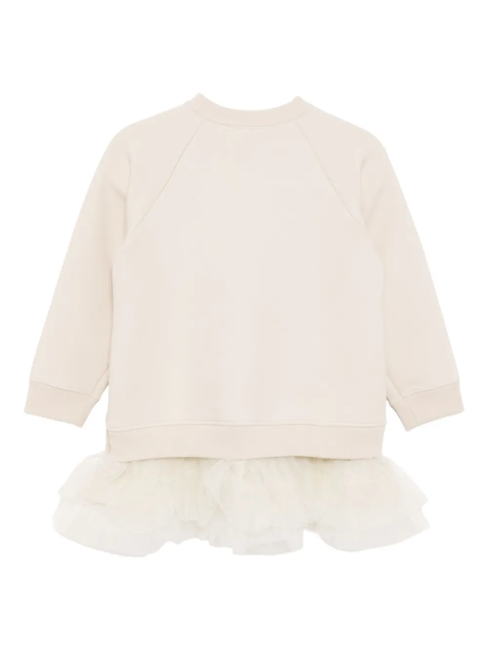 jnby by JNBY Jurk met tulen vlak Beige