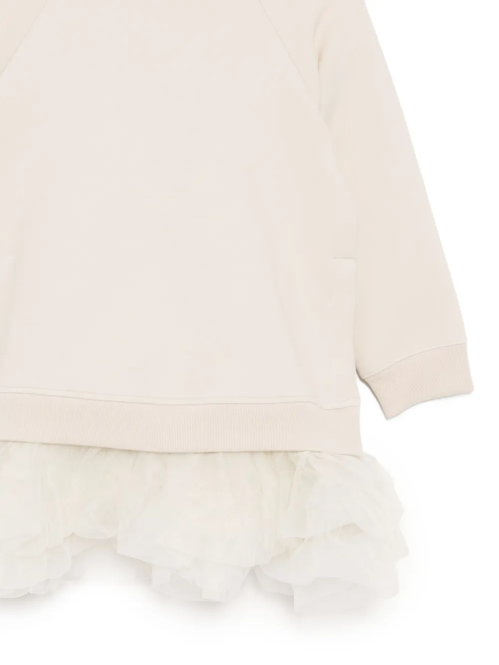 jnby by JNBY Jurk met tulen vlak Beige