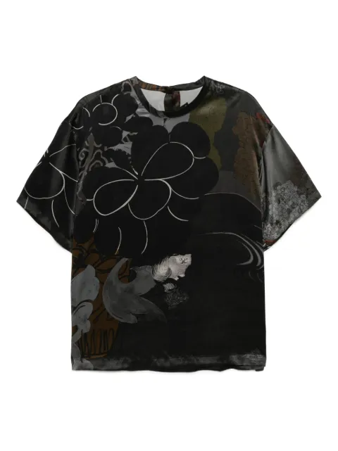 JNBY short-sleeves silk top
