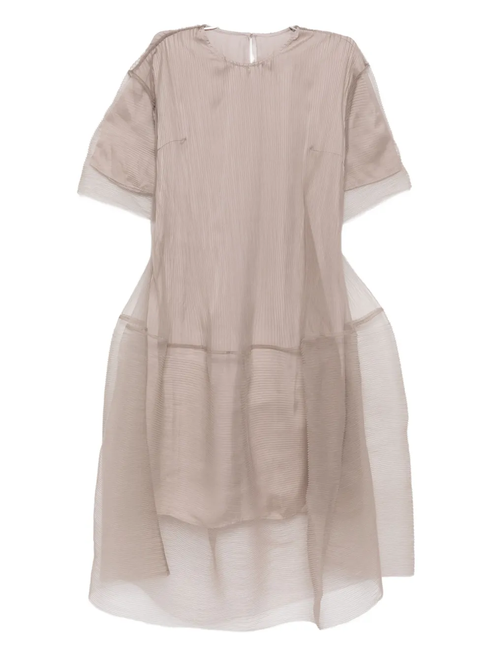 JNBY Abito svasato a maniche corte - Toni neutri