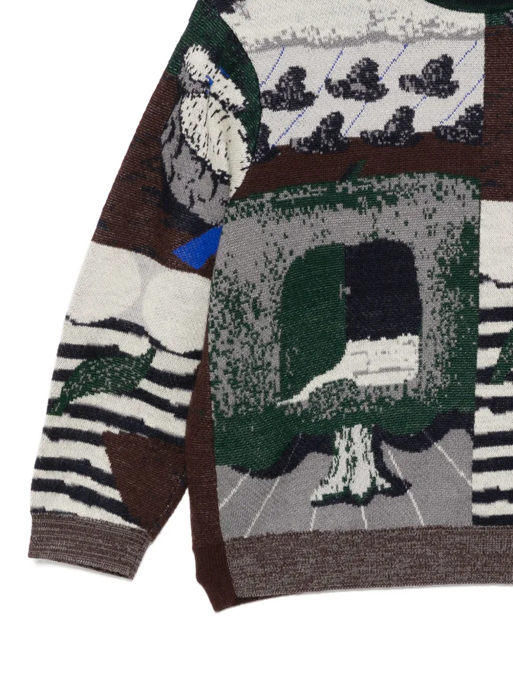 jnby by JNBY graphic-print jumper Bruin
