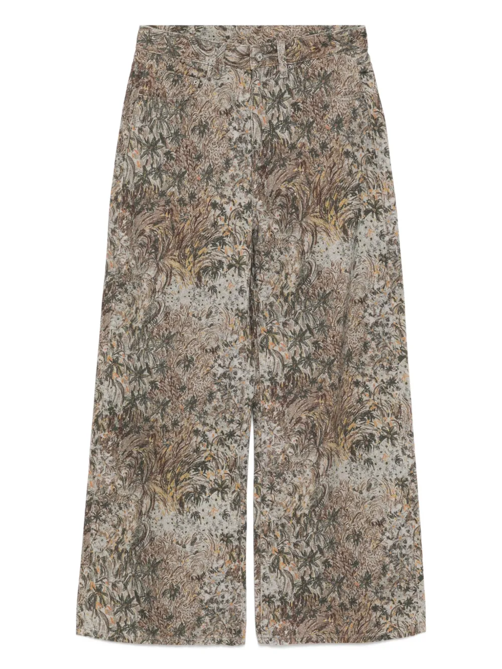 JNBY Jeans met grafische print Beige