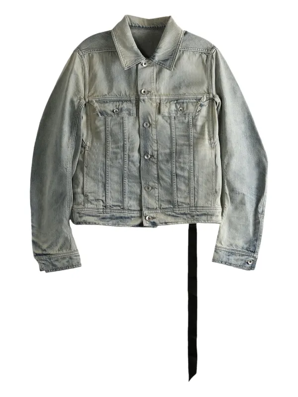ジャケット・アウター Rick Owens DRKSHDW Denim Jacket Rick Owens DRKSHDW Cotton Denim Jacket | グレー | FARFETCH JP