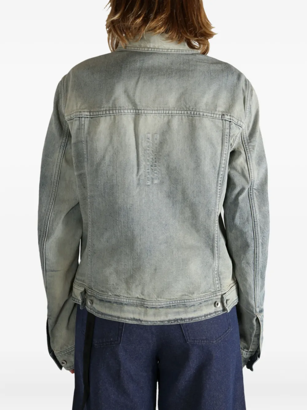 Rick Owens DRKSHDW cotton denim jacket Grijs