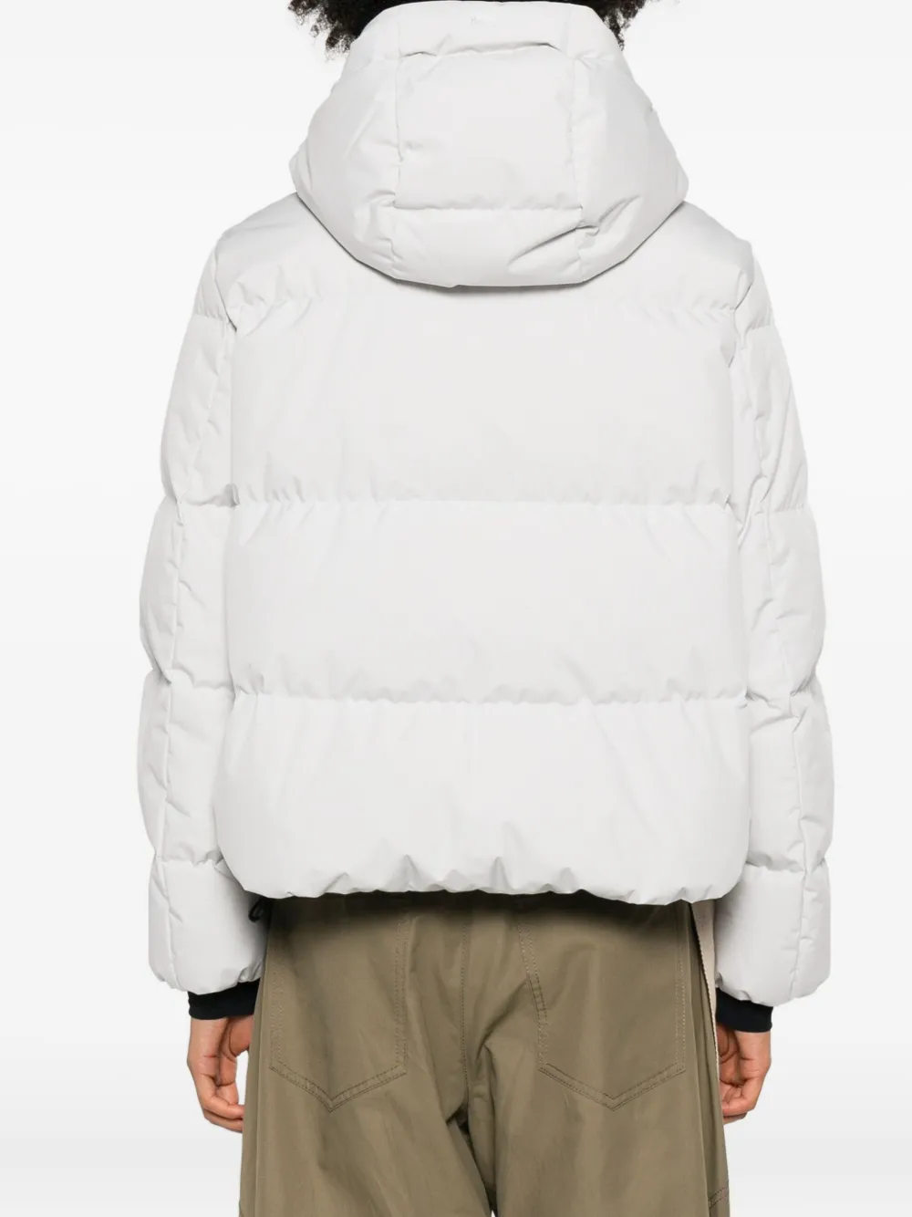 Herno Short Down Jacket 2layers Clothing In White