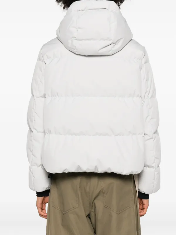 Herno フーデッド キルティングジャケット | ホワイト | FARFETCH JP