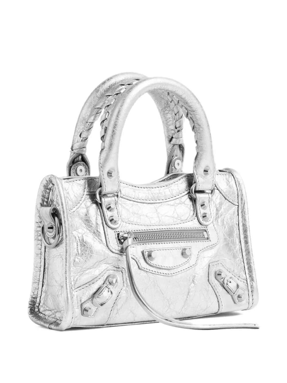Balenciaga Le City kleine shopper - Zilver