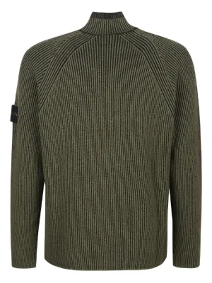 Stone Island リブニット セーター | ブルー | FARFETCH JP