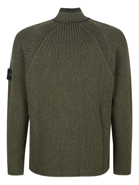 Stone Island ribbed high-neck sweater