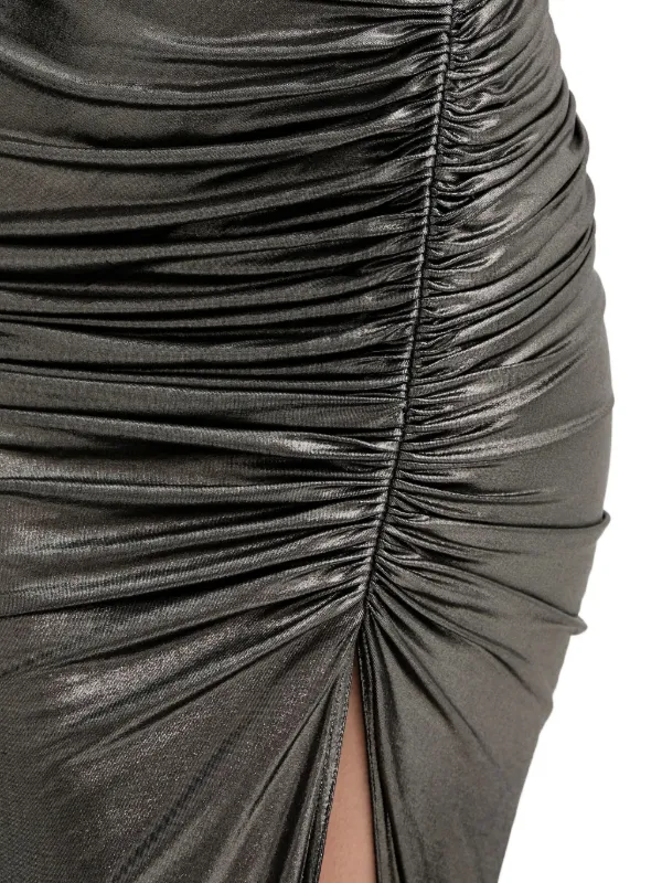 Rick Owens Lilies ドレープ ワンショルダードレス | グレー | FARFETCH JP