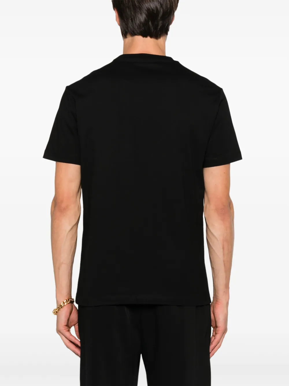 Versace T-shirt met Medusa-print Zwart