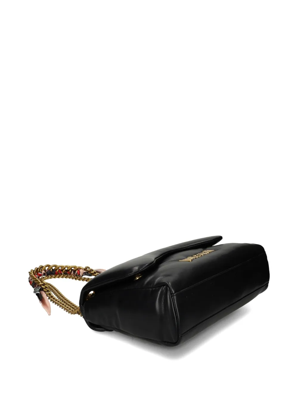 Just Cavalli Padded Chain-strap Shoulder Bag In Black