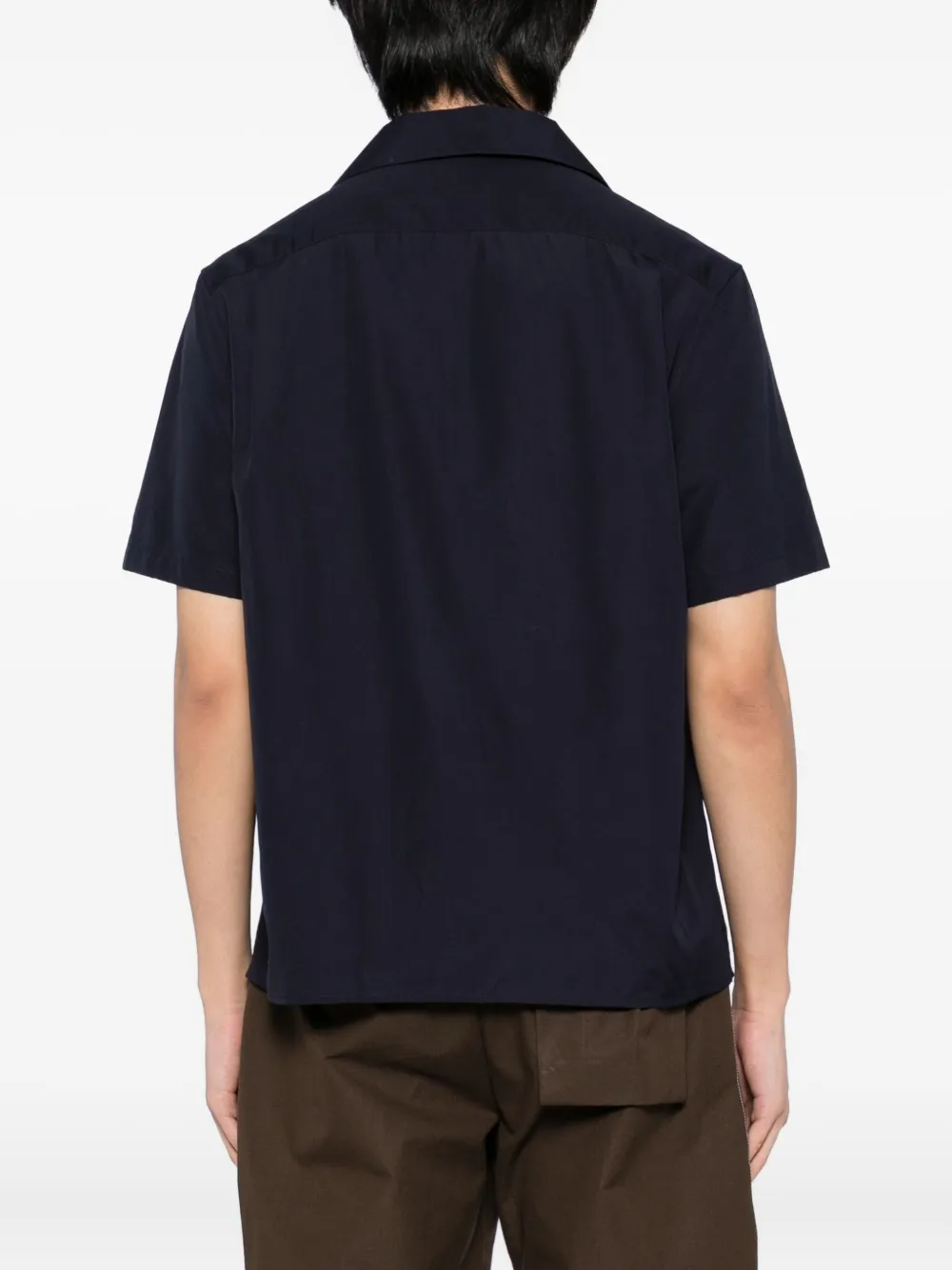 LOEWE Overhemd met geborduurd logo Blauw