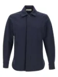 Filippo De Laurentiis classic-collar wool-cashmere jacket - Blue