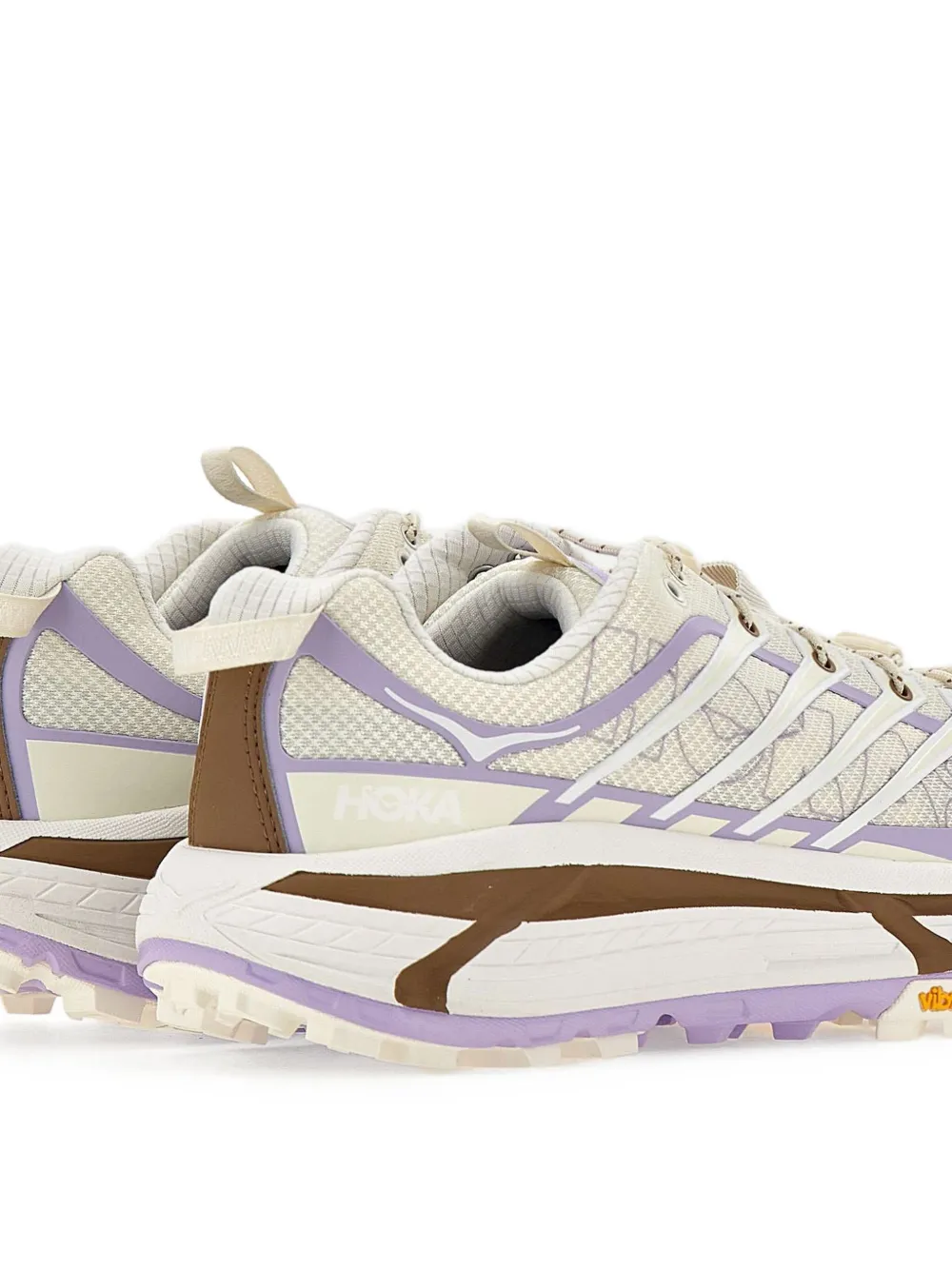 HOKA mesh-upper trainers Neutrals