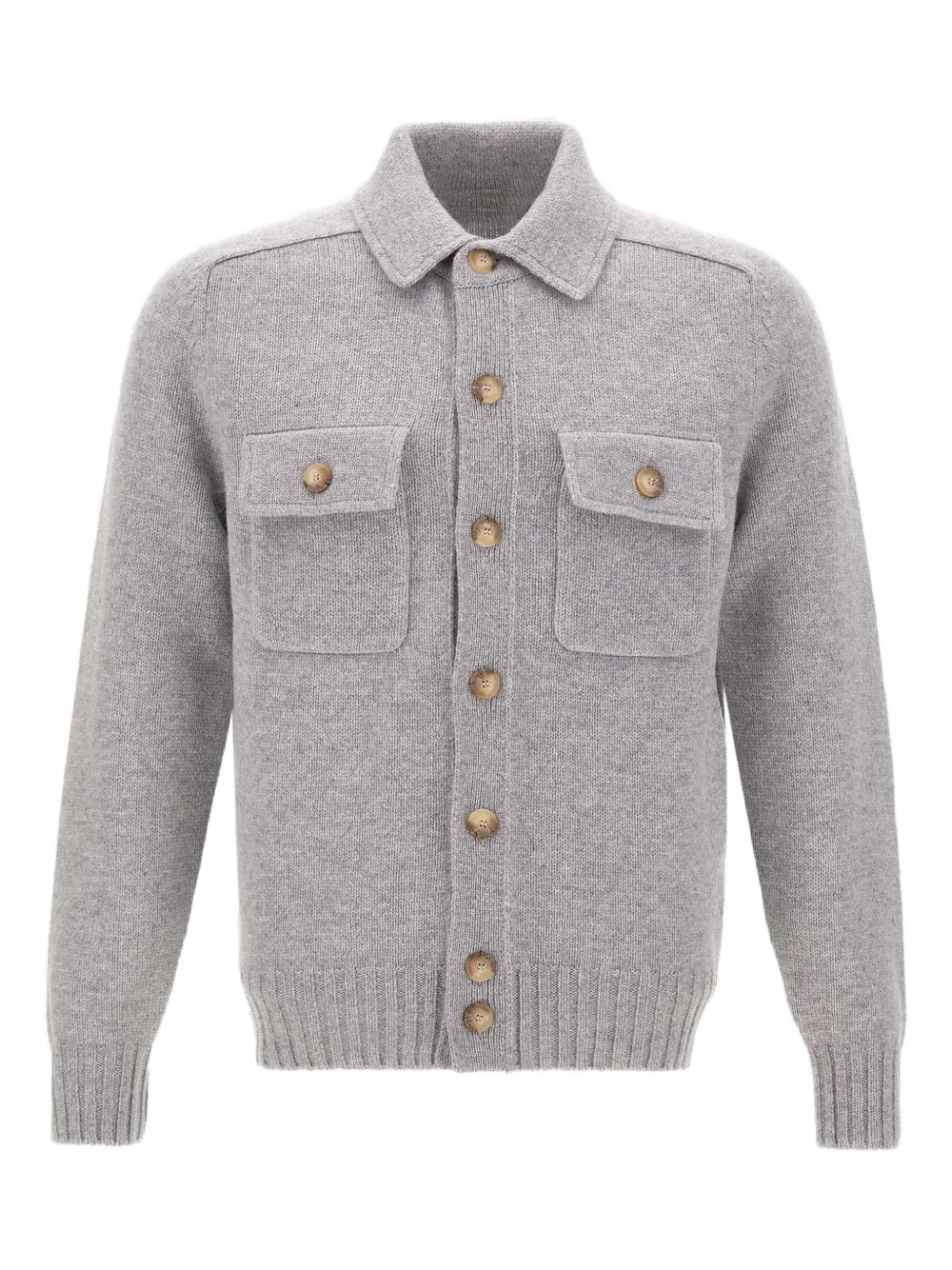 wool patch-pocket jacket