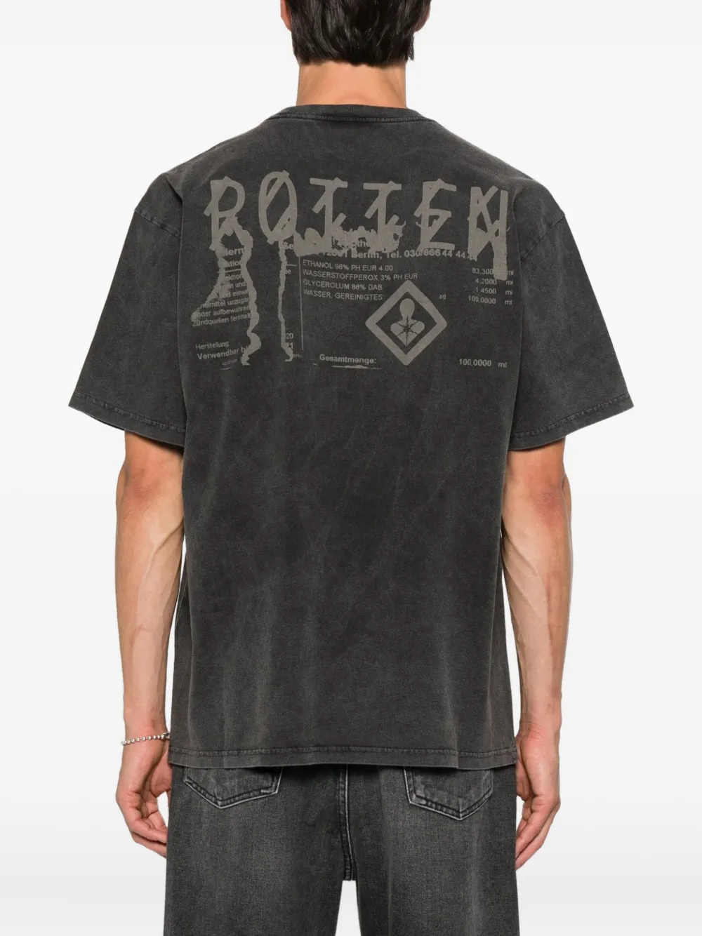 44 Label Group Logo-print T-shirt In Gray