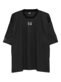 44 LABEL GROUP embroidered-logo T-shirt - Black