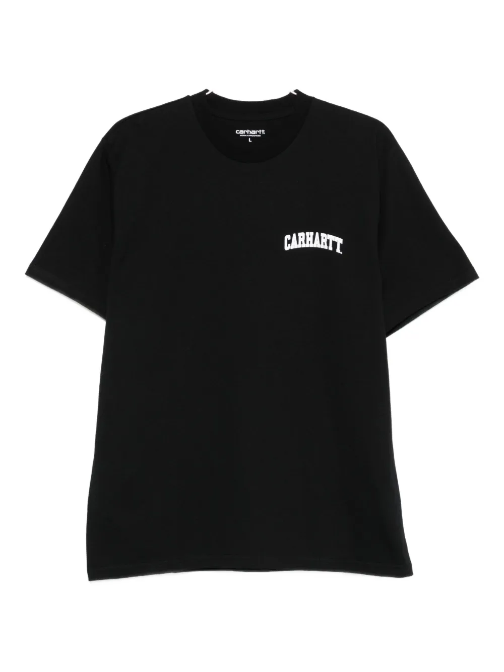 Carhartt Logo-print Cotton T-shirt In Black