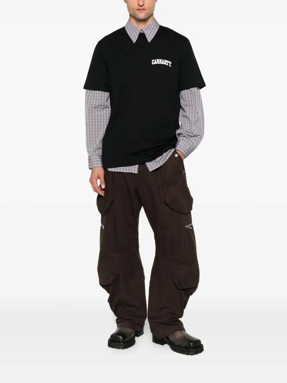 Carhartt WIP Katoenen T-shirt met logoprint - Zwart