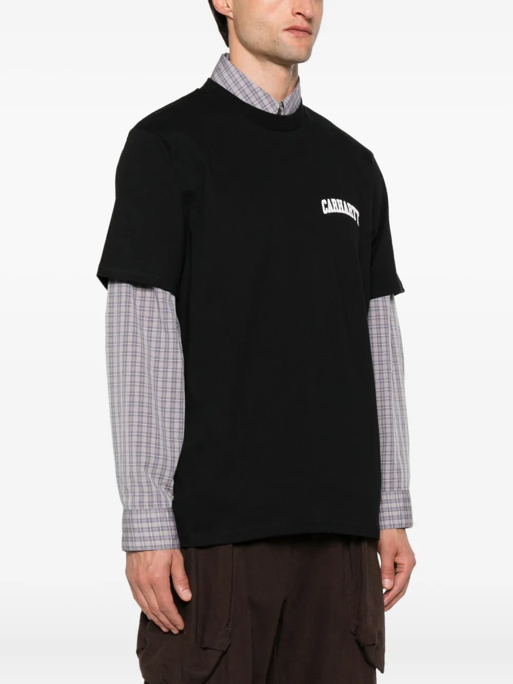 Carhartt WIP Katoenen T-shirt met logoprint Zwart