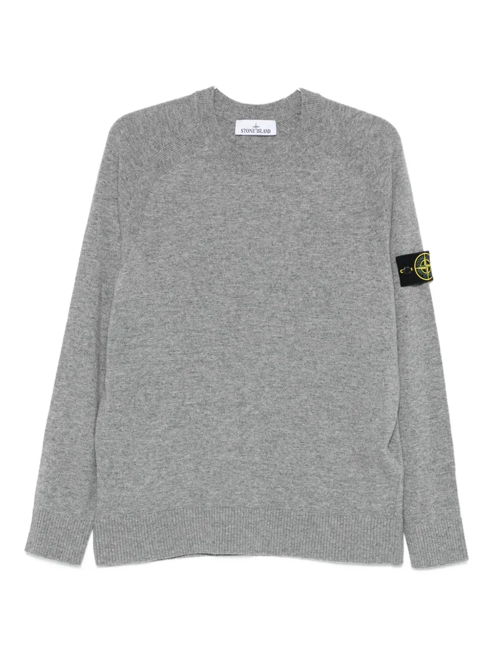 5100045 logo-appliqué wool sweater