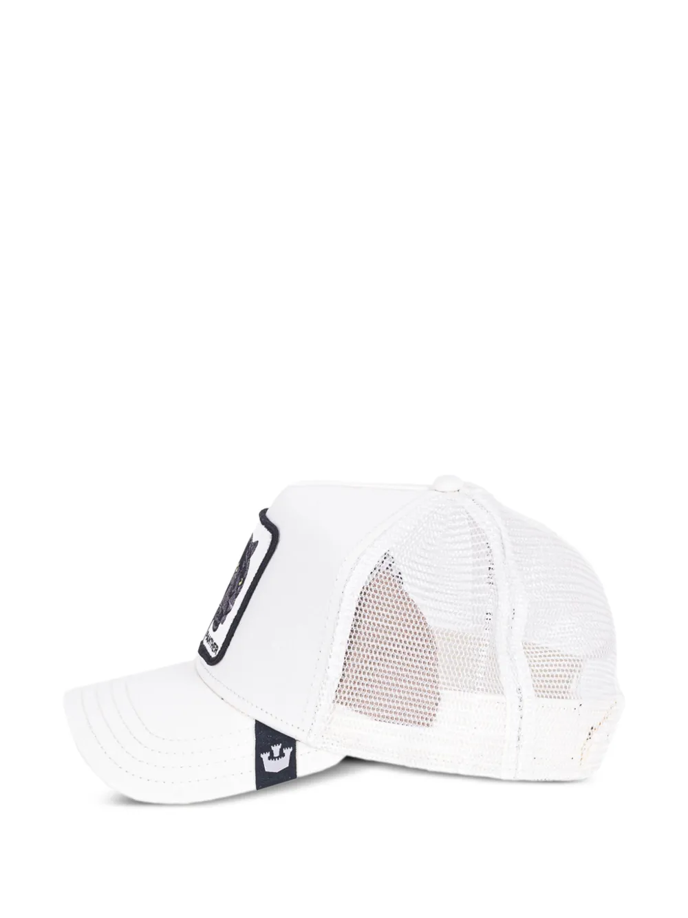 GOORIN BROS Truckerpet met panterpatch Wit