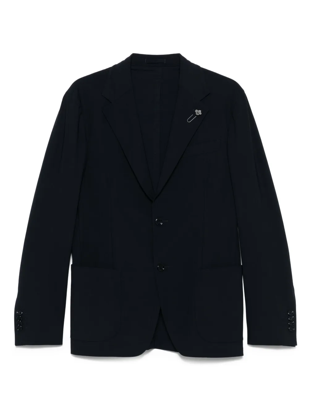 Lardini chaqueta con bolsillos de parche | azul | Image 1