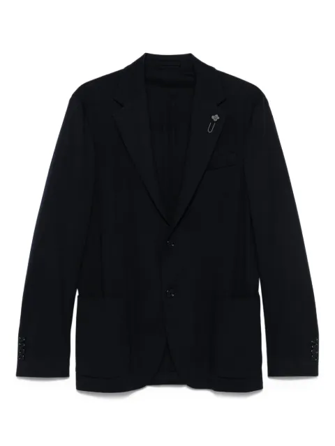 Lardini blazer con bolsillo de parche