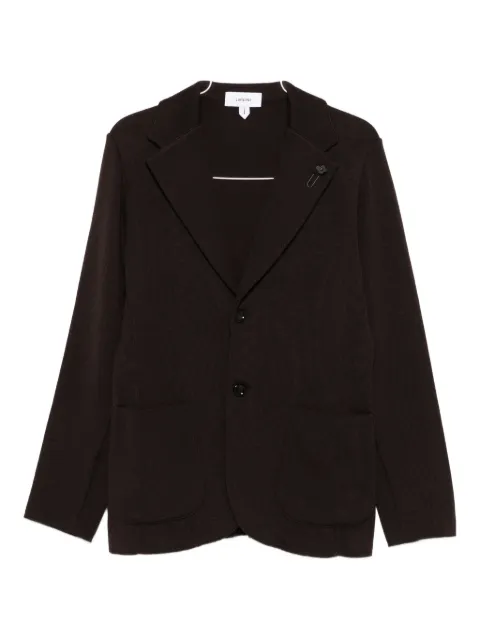 Lardini patch-pocket wool blazer