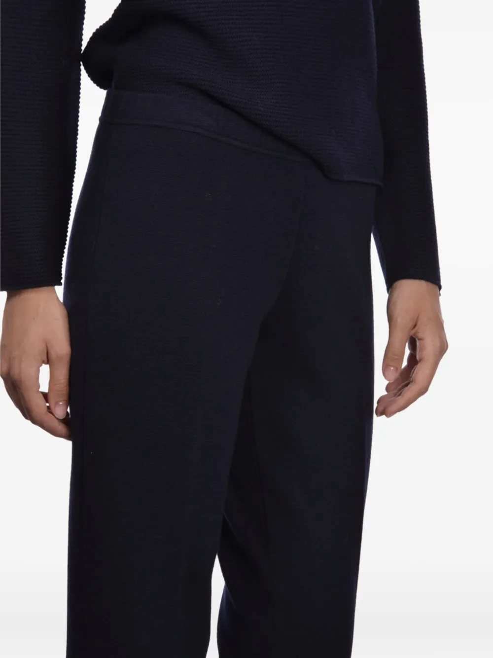 Gran Sasso Straight broek met tailleband Blauw
