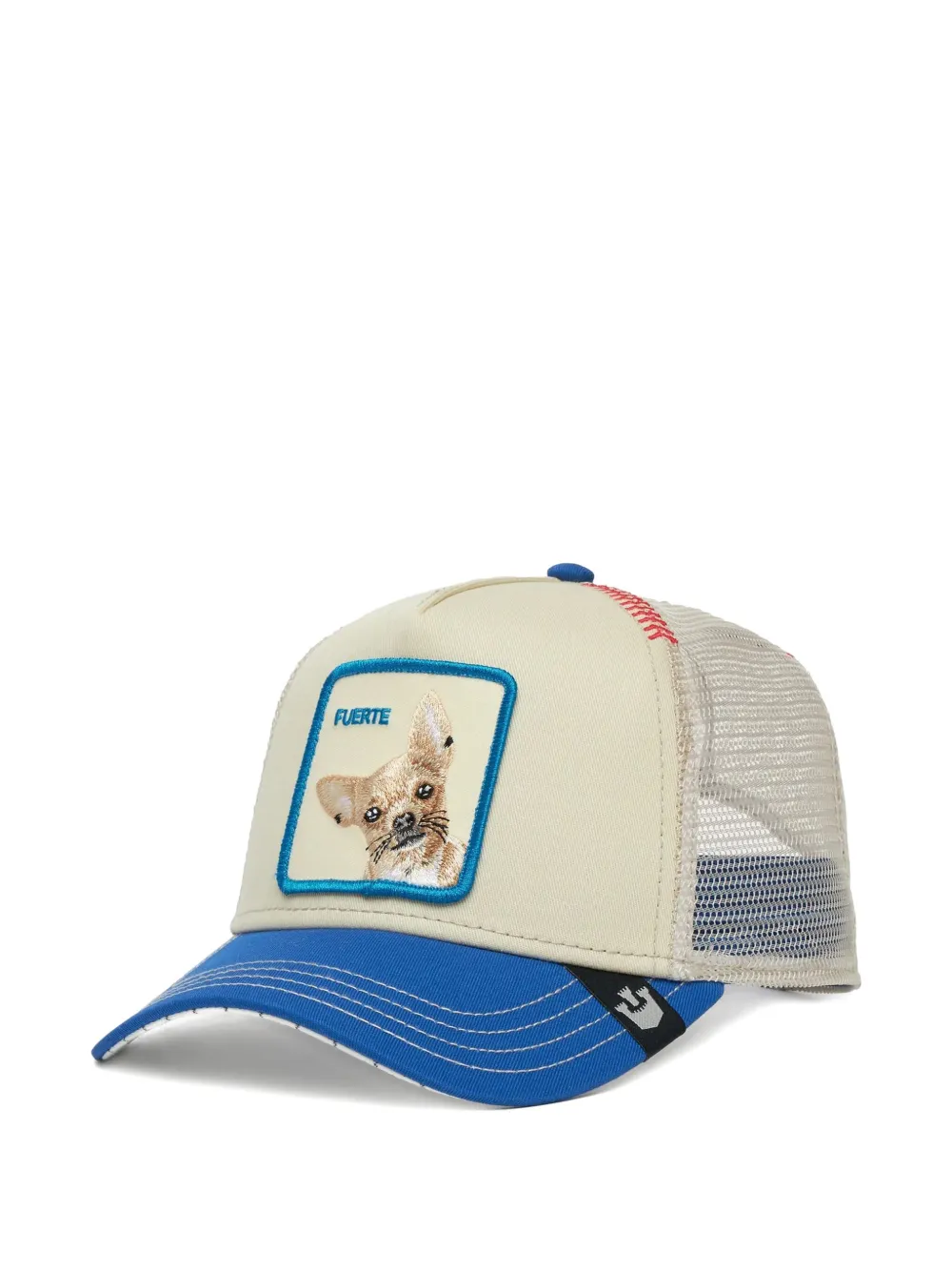 GOORIN BROS Honkbalpet met logopatch Wit