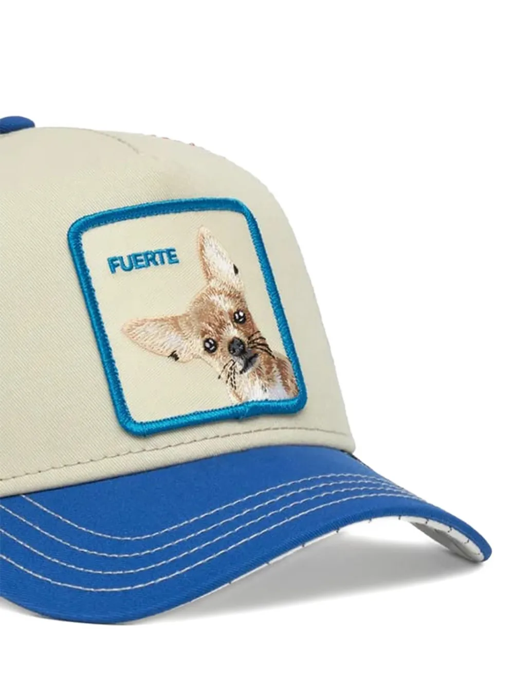 GOORIN BROS Honkbalpet met logopatch Wit