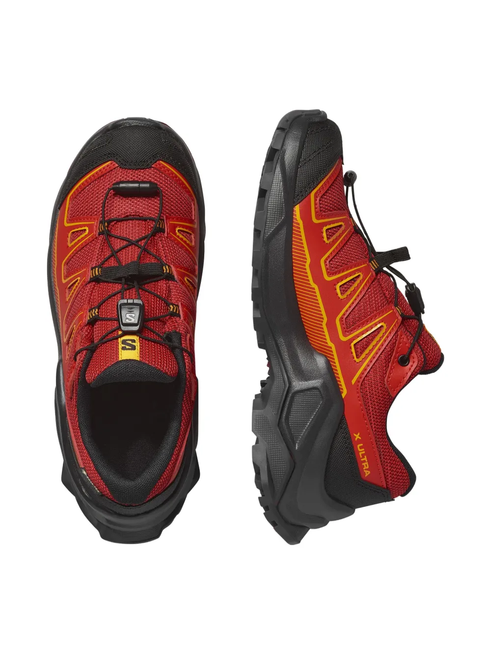 SALOMON KIDS X Ultra Gore-Tex lace-up sneakers Red