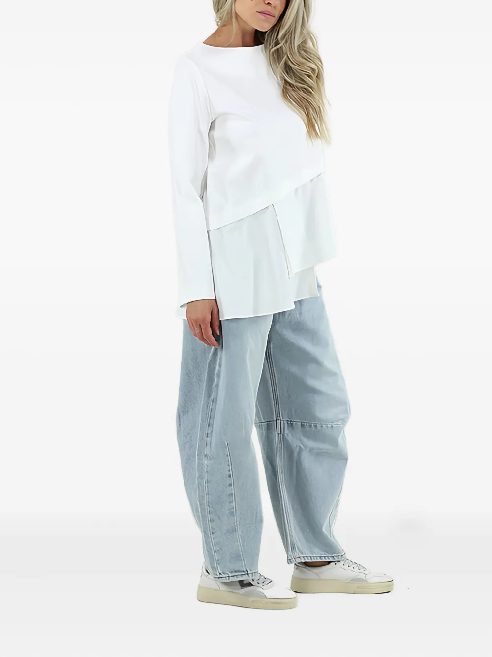 MeimeiJ MAglia layered asymmetric top - Wit
