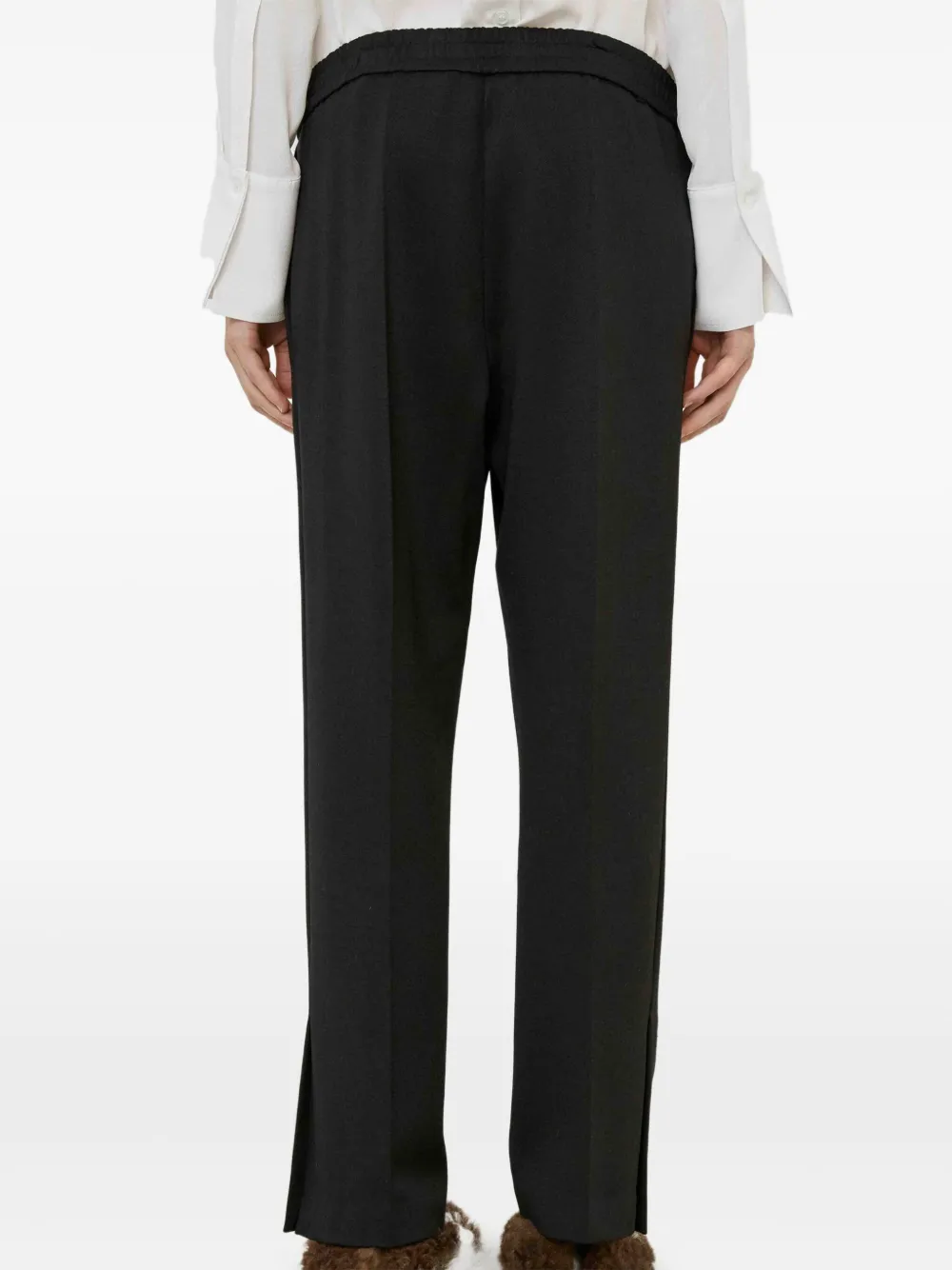 MeimeiJ Broek met elastische taille Zwart