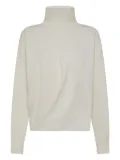 Seventy turtleneck twist-front sweater - White