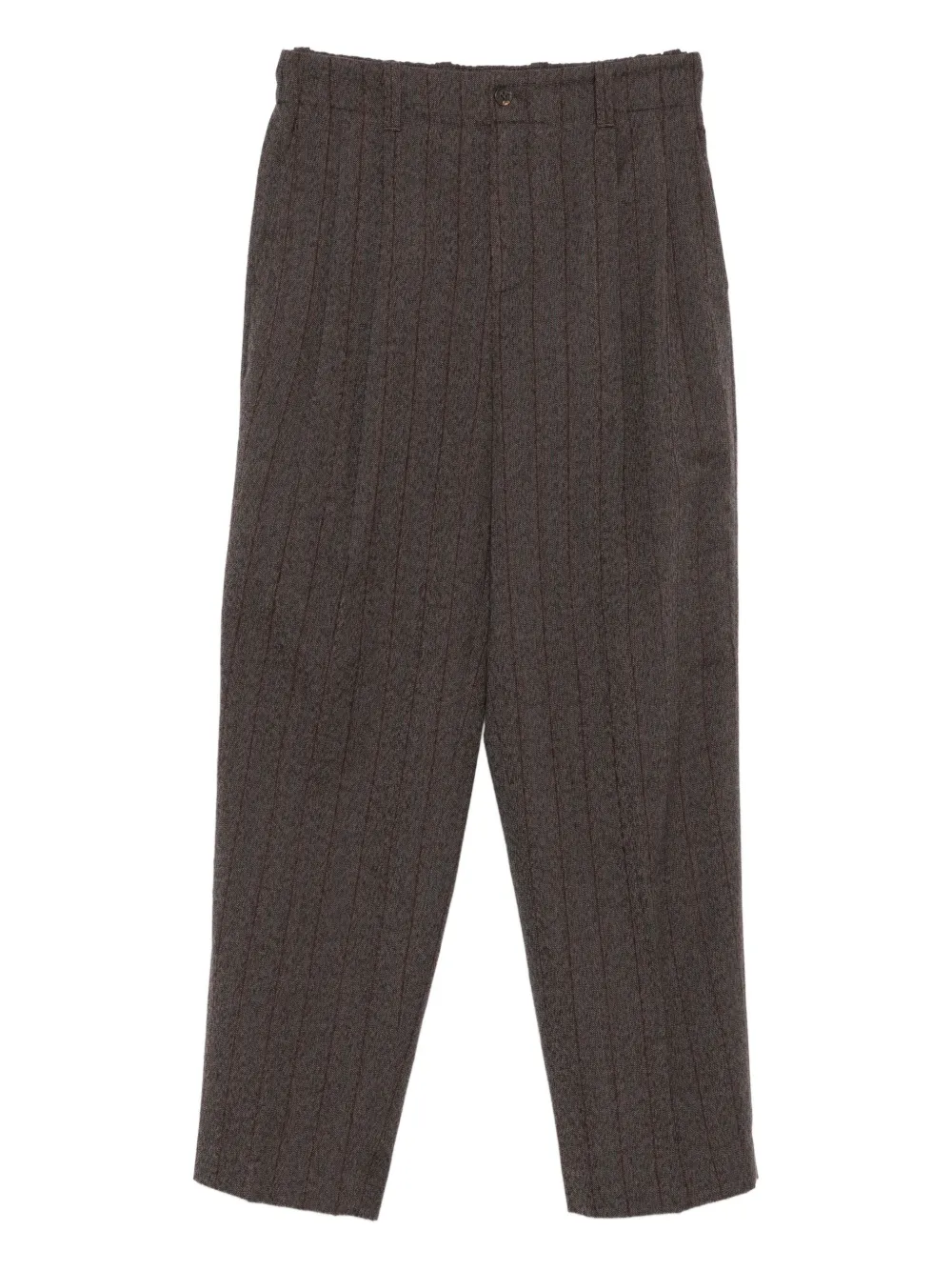 Golden Goose Broek met krijtstreep Bruin