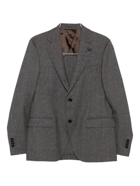 Lardini herringbone wool suit