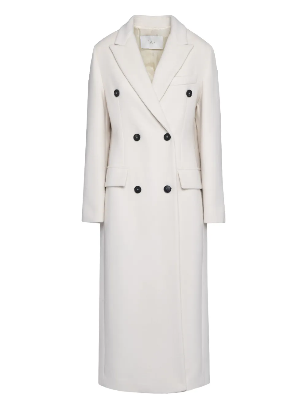 Tela double-breasted coat | Neutrals | Image 1