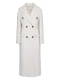 Tela double-breasted coat - Neutrals