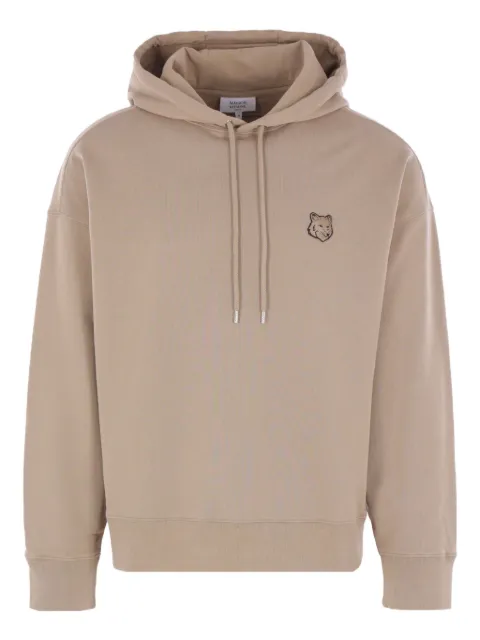Maison Kitsuné langærmet hættetrøje med rævemotiv