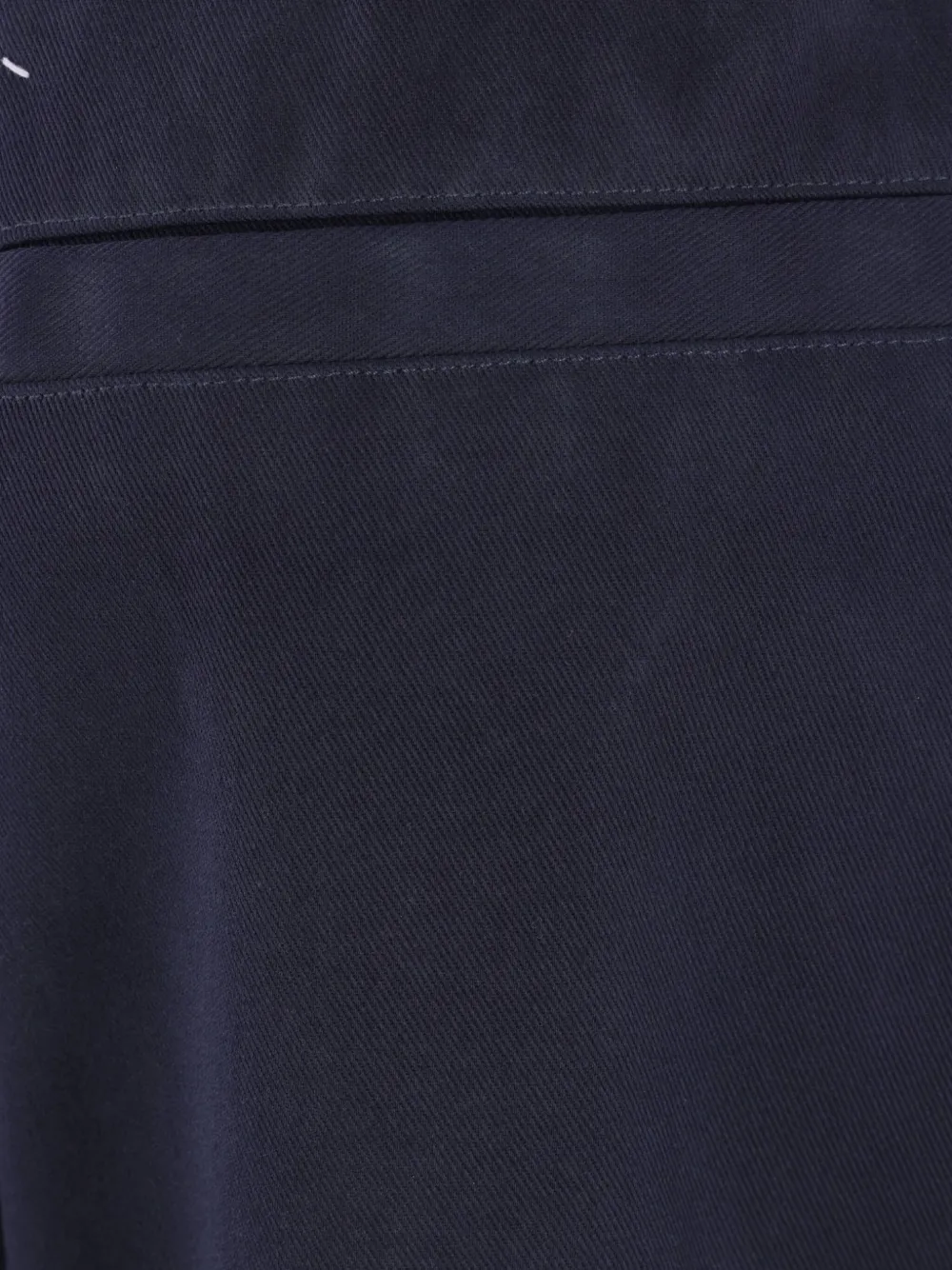 Maison Margiela Broek met paspelzak Blauw