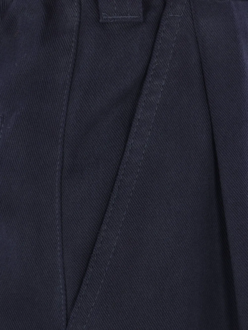 Maison Margiela Broek met paspelzak Blauw