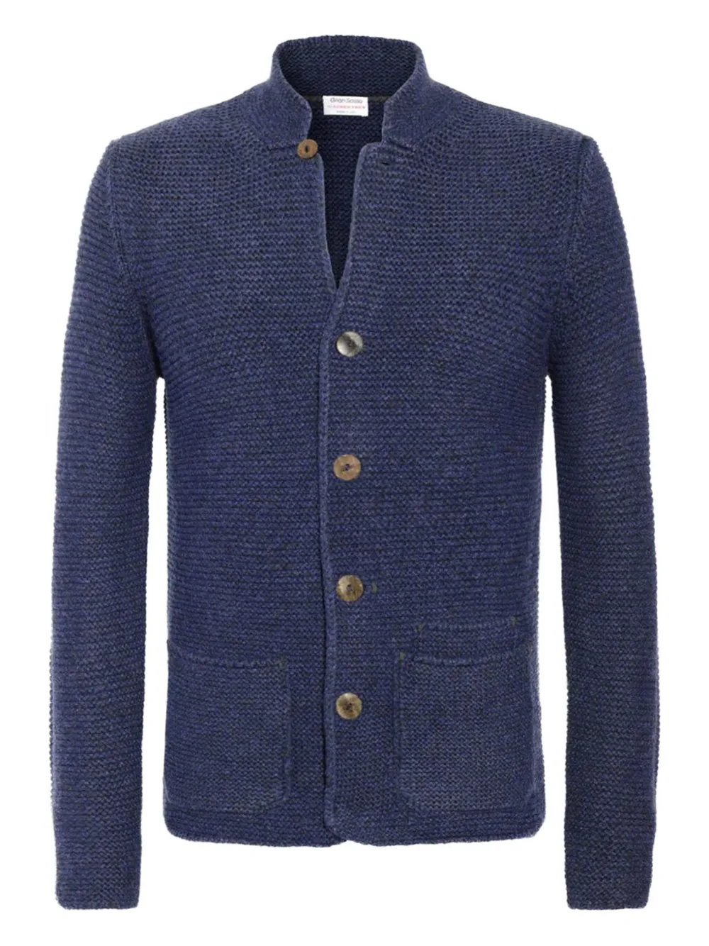 wool button cardigan