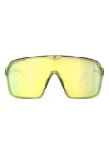 Rudy Project Spinshield geometric-frame sunglasses - Green