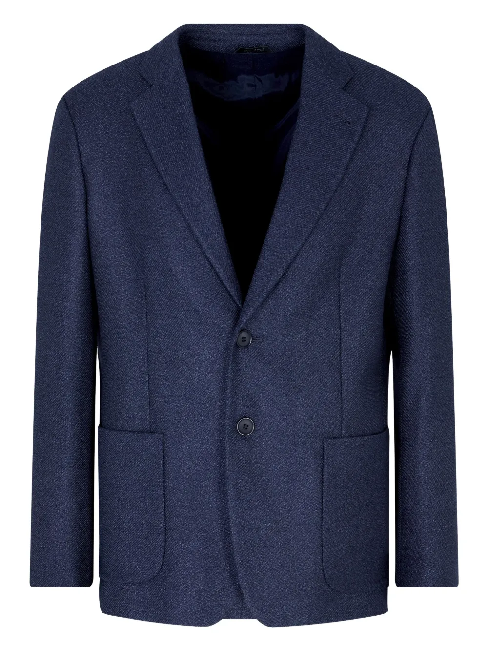 single-breasted wool blazer