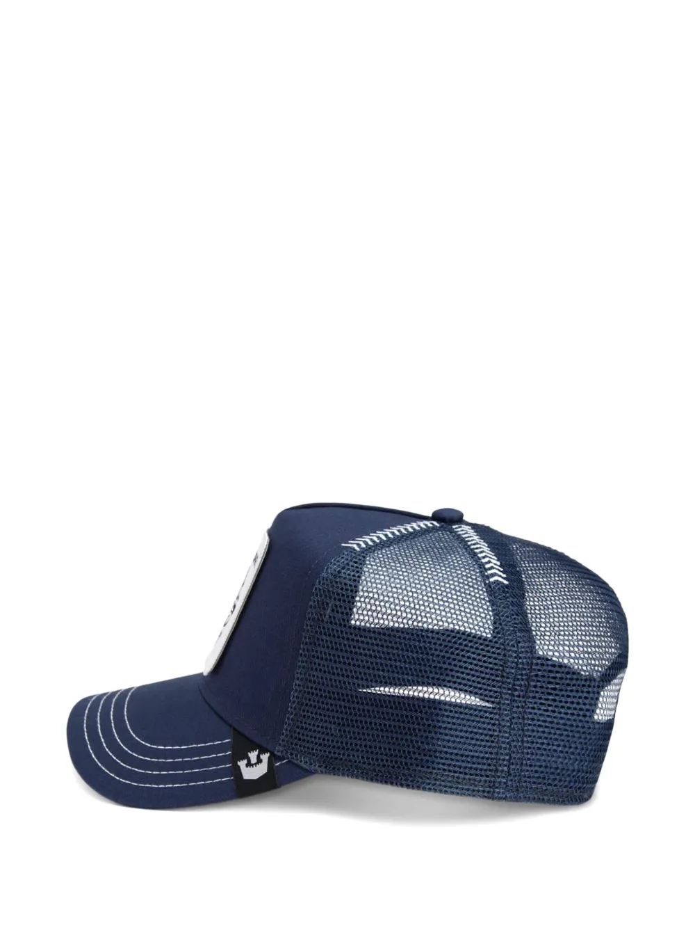 GOORIN BROS lion-patch trucker hat Blauw