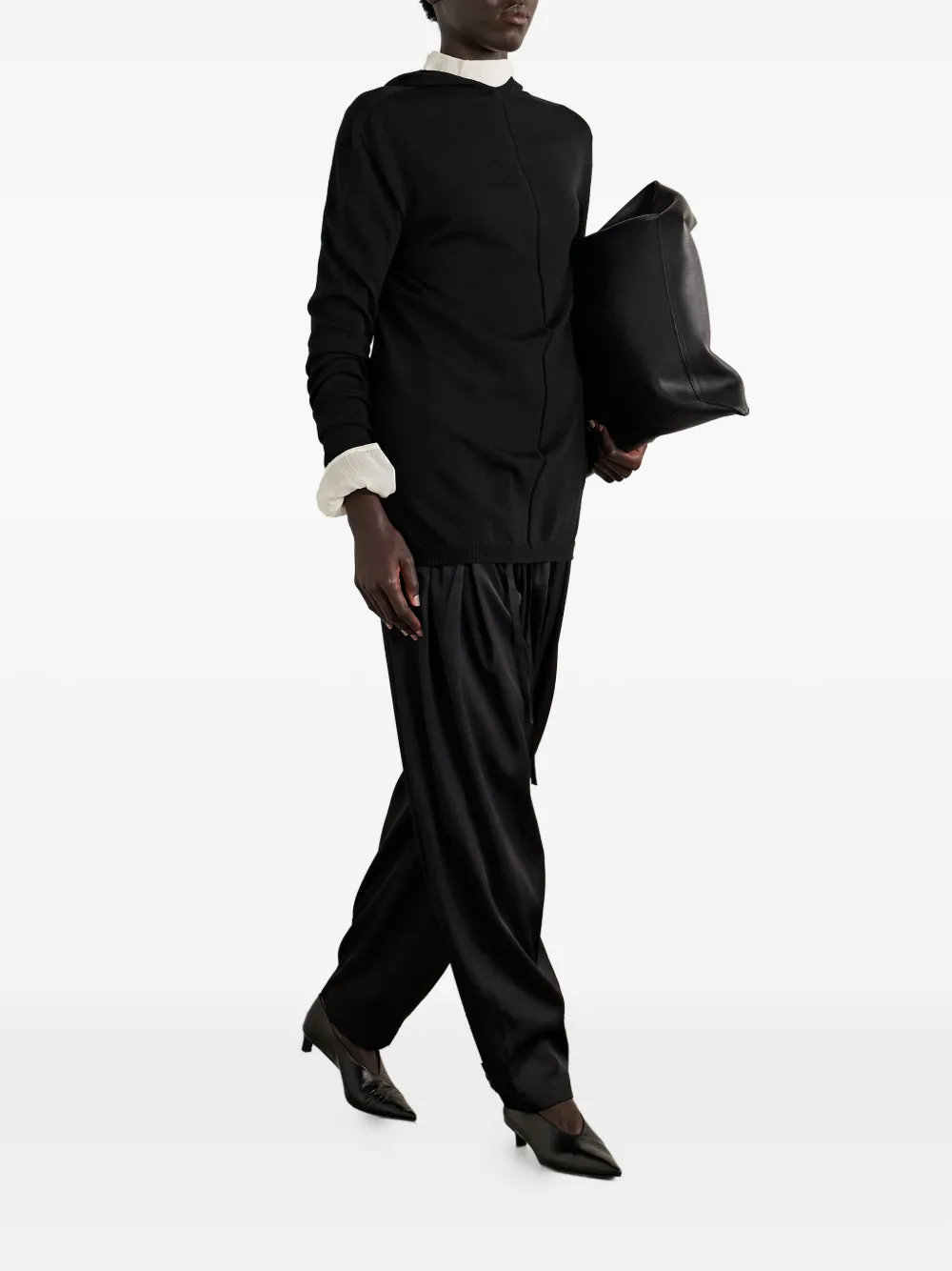 Rick Owens Oversized Hoodie Clothing In Black