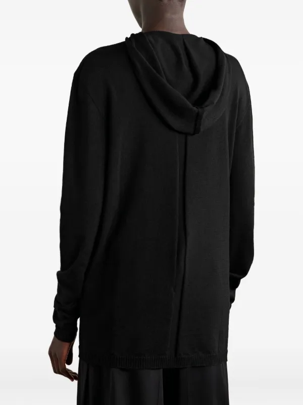 Rick Owens ニットパーカー | ブラック | FARFETCH JP
